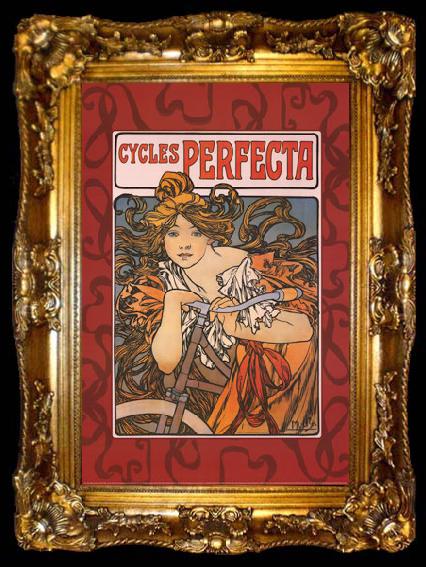 framed  Alphonse Mucha Cycles Perfecta, ta009-2